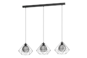 Lamper - EGLO VERNHAM long table pendant black - 43483