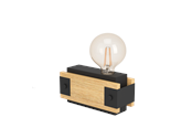 Lamper - EGLO LAYHAM table lamp black/brown - 43469