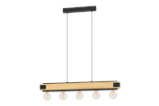 Lamper - EGLO LAYHAM long table pendant brown/ort - 43468