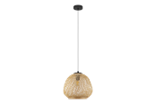 Lamper - EGLO DEMBLEBY pendant light wood/black - 43261