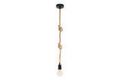 Lamper - EGLO RAMPSIDE pendant black/brown - 43256
