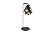 Lamper - EGLO CARLTON 4 table lamp black/antique copper - 43058