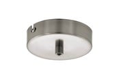 Tilbehør (fester, stikkontakter osv.) - EGLO LUMINAIRE LIKE YOU canopy with 1 outlet brushed steel - 33869