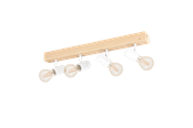 Lamper - EGLO TOWNSHEND 3 spot rail 4L brown/white - 99485