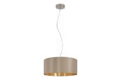 Lamper - EGLO MASERLO pendant light taupe gold - 31607