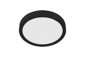 Lamper - EGLO FUEVA 5 ceiling lamp Ø285 mm 4000K IP44 black - 30761
