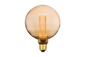 LED-lyspære - EGLO LED-lyspære LED G125 4,3W 1800K 3-step dimbar E27, ravfarget E27 - 11983