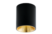 Lamper - EGLO POLASSO ceiling lamp 3000K black/gold - 94502