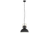 Lamper - EGLO LUBENHAM pendant light black/wood - 44056