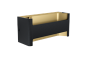 Lamper - EGLO FELONICHE wall lamp black/gold - 98545