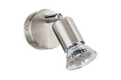 Lamper - EGLO MINI spot brushed steel - 31411