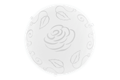 Lamper - EGLO MARS 1 wall/ceiling lamp white "rose" - 89238