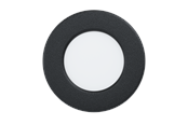 Lamper - EGLO FUEVA 5 recessed spot Ø86 mm 3000K IP44 black - 99211