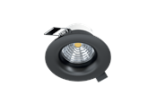 Lamper - EGLO SALICETO recessed spotlight LED 6W 2700K black - 98607