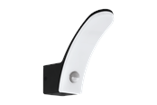 Lamper - EGLO FIUMICINO outdoor wall lamp with sensor black - 98149