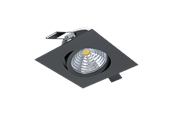 Lamper - EGLO SALICETO recessed spotlight LED 6W 2700K black - 98611