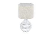 Lamper - EGLO BELLARIVA 3 table lamp white/light brown - 99332