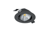 Lamper - EGLO SALICETO recessed spotlight LED 6W 2700K black - 98609