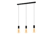 Lamper - EGLO POZUETA cluster pendant 3L black - 98662