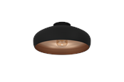 Lamper - EGLO MOGANO 1 ceiling lamp Ø400 mm black/copper - 94547