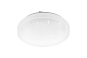 Lamper - EGLO FRANIA-S ceiling lamp Ø280 mm 3000K white with crystal effect - 97877
