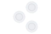 Lamper - EGLO FUEVA 1 recessed spot Ø85 mm IP44 3-pack white - 98633