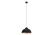 Lamper - EGLO TRURO 2 pendant black/nut - 49247