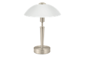 Lamper - EGLO SOLO 1 table lamp white/brushed steel - 85104