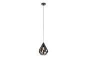 Lamper - EGLO CARLTON 1 pendant Ø205 mm black/copper - 49997