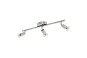 Lamper - EGLO BUZZ LED spot rail 3L brushed steel - 92597