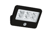 Lamper - EGLO GAVELLO Batteridrevet vegglampe med sensor, svart - 33859