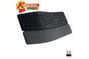 Tastatur - Logitech ERGO K860 Wireless Ergonomic - UK - Tastatur - Engelsk (Storbritannia) - Svart - 920-010107