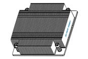 Prosessor-kjøler - Supermicro Server ZUB Super Micro SNK-P0049P - CPU Kjøleribbe (uten vifte) - SNK-P0049P