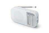 DAB, nettverks- og klokkeradio - Muse M-025 RW - FM/MW - Hvit - M-025 RW
