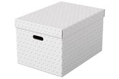 Arkivering & Oppbevaring - Esselte  Home Large oppbevaringsboks, pakke med 3 Hvit - 628286