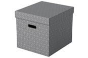 Arkivering & Oppbevaring - Esselte  Home Cube oppbevaringboks, pakke med 3 Grå - 628289