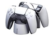 Spill - Tilbehør - KMD PS5 Dualsense Charging Station - White - Wireless Tilbehør til spillkonsoll - Sony PlayStation 5 - 849172013131