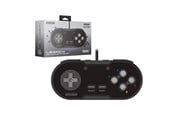 Spill - Tilbehør - Retro-Bit Legacy 16 USB Pad - Black - Wired Controller - MAC - 849172012189