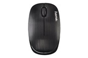 Mus - Hama MW-110 - mouse - 2.4 GHz - black - Mus - Optisk - 3 knapper - Svart - 00182618