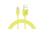 Skjermkabel - Sinox Lightning cable with original Apple™ chip - 2m - Yellow - SXI2502MFI-Y