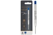 Skrive- & Tegneverktøy - Parker Ballpoint Pen Ink Refill | Fine Tip | Blue QUINKflow Ink | 1 Count - 1950368