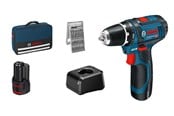 Skru/Bormaskin - Bosch Professional GSR 12V-15 PROFESSIONAL BORE-/SKRUEMASKINE MED 2X - 060186810H