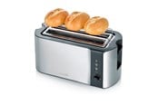 Brødrister - SEVERIN Brødrister AT 2590 - brushed stainless steel/black - AT 2590