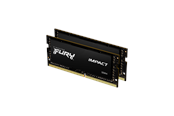 RAM - Kingston FURY Impact DDR4-3200 - 16GB - CL20 - Dual Channel (2 pcs) - Intel XMP - Svart - KF432S20IBK2/16
