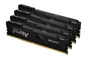 RAM - Kingston FURY Beast DDR4-3600 - 64GB - CL18 - Quad Channel (4 pcs) - Intel XMP - Svart - KF436C18BBK4/64