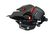 Mus - Mad Catz R.A.T. 8+ optisk spillmus - Gaming mus - Optisk - 11 - Svart - MR05DCINBL000-0