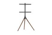 Veggmontering, AV-braketter & AV-møbler - Alterzone Trio gulvstativ for 45 - 65" TV-er, valnøttbrun - Max 32 kg - recommended for - ALZTV45-65-3LB