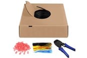 Nettverkskabel - Pro CAT 6 Outdoor network cable set U/UTP black 305 - Svart - 305m - 4040849554414