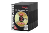 Lagrings-tilbehør - Hama DVD Slim Double-Box - 51185
