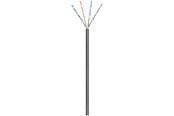 Nettverkskabel - Pro CAT 6 outdoor network cable U/UTP black 100 m - Svart - 100m - 4040849571992